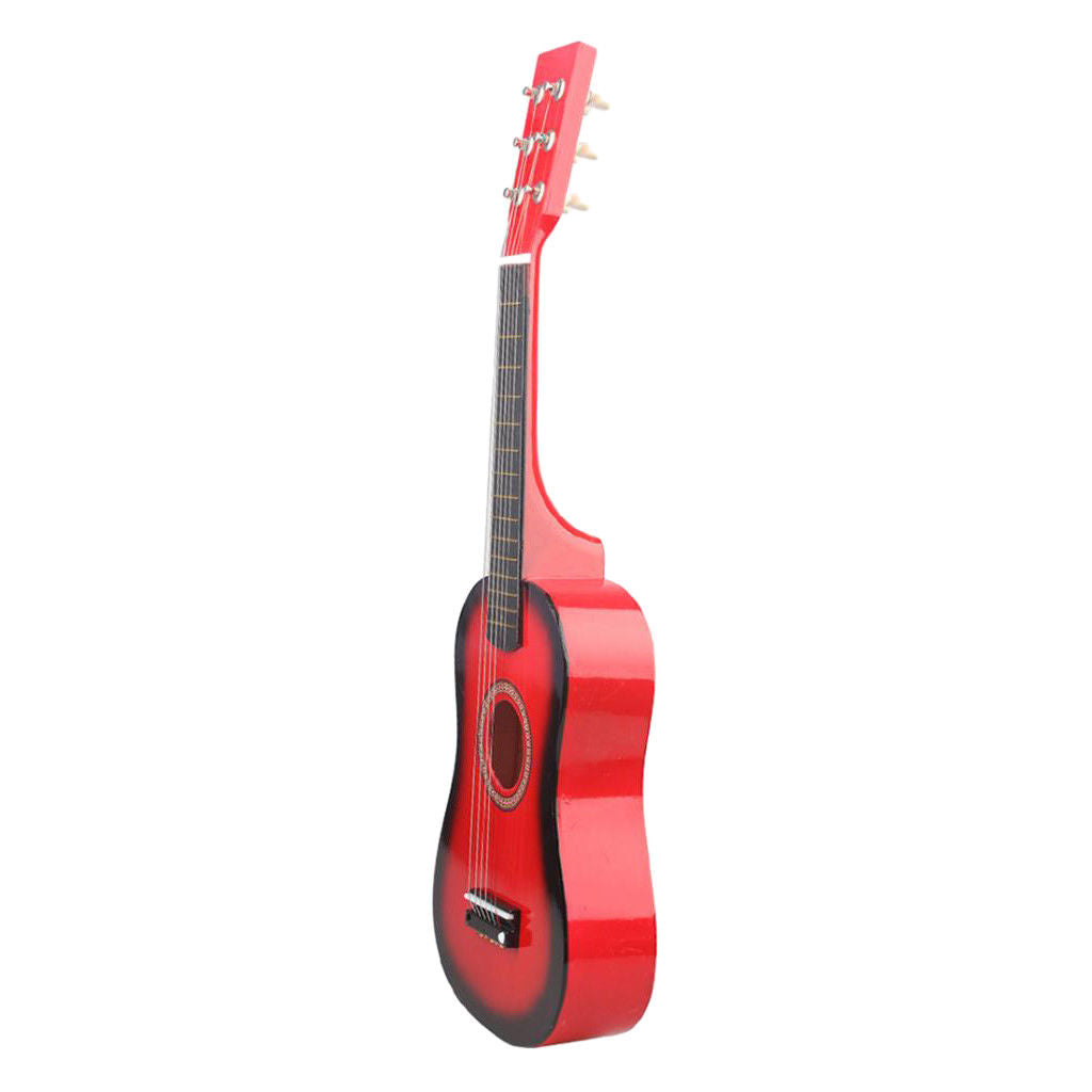 Chitara pentru copii Clasica din Lemn lacuit 65cm, rosu