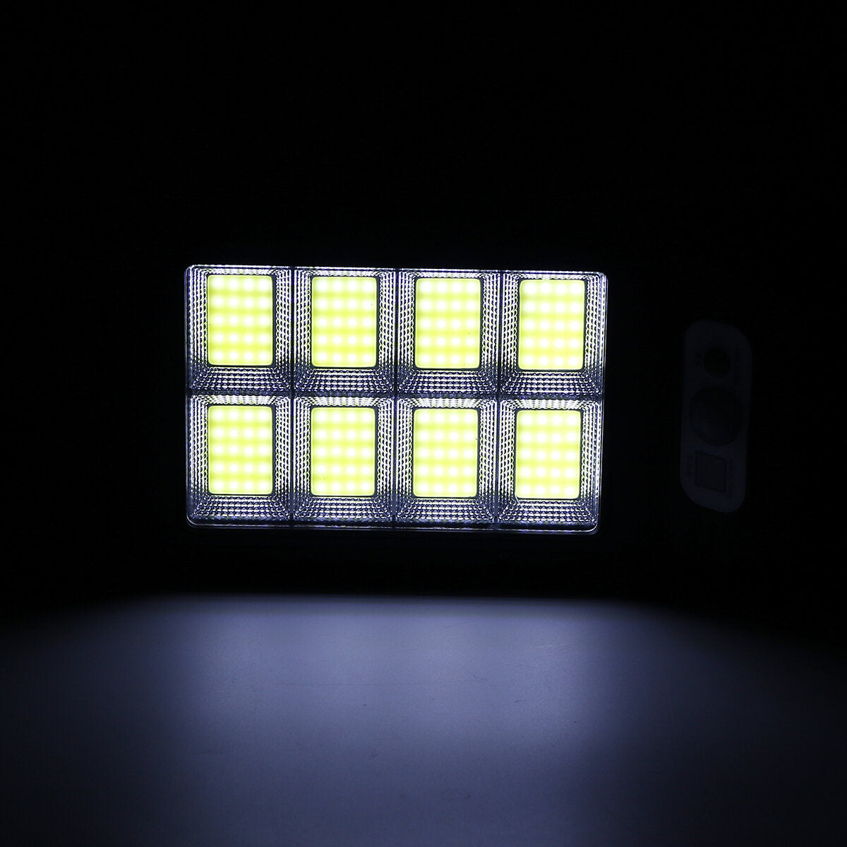 Set x4 Lampa cu Incarcare Solara 150W, 160 LED-uri COB, telecomanda