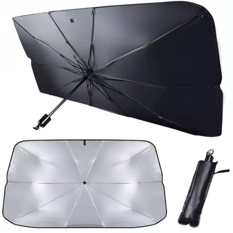 Parasolar Tip Umbrela pentru Masina ,Parbriz 134 x 80 cm