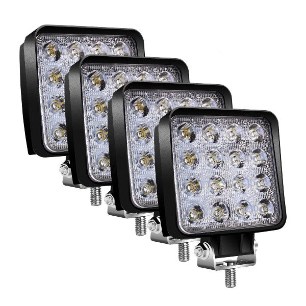 Proiector 16 LED 48W auto OFF-ROAD, IP 67